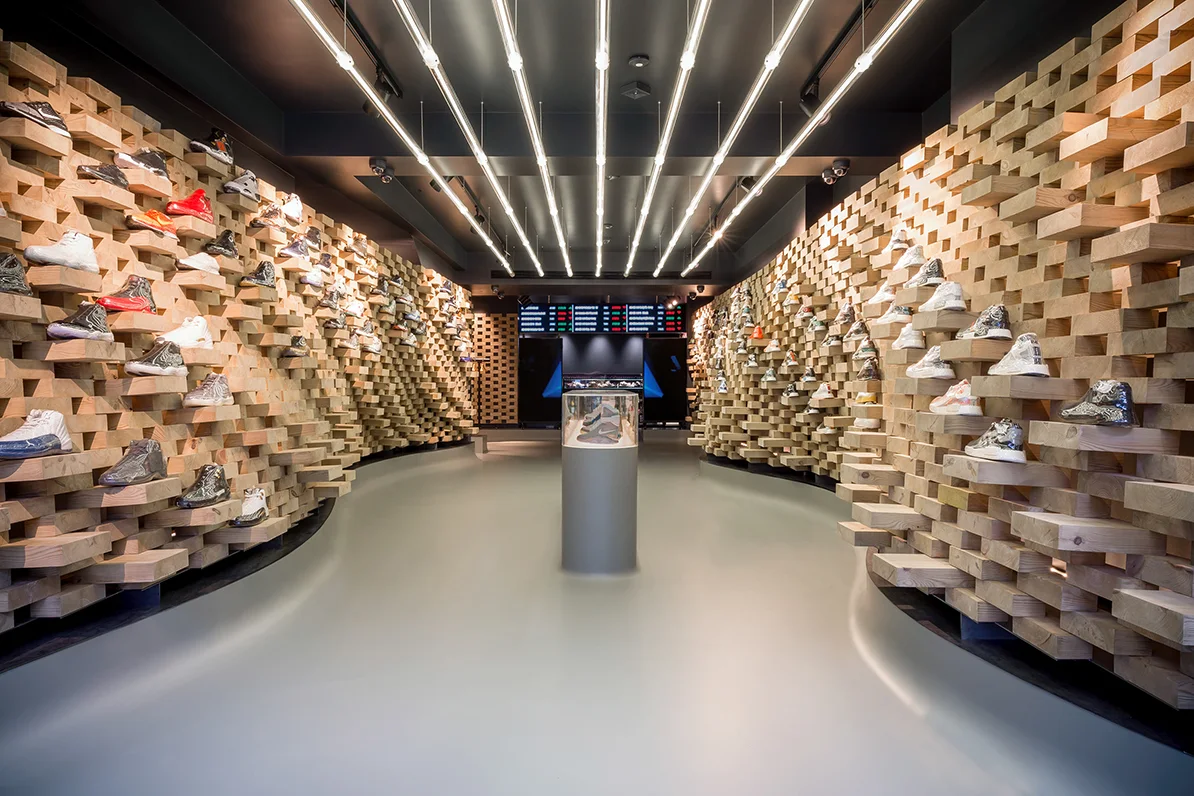 Presentedby store interior